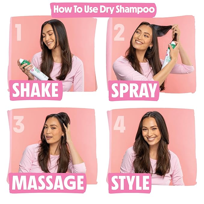 Not Your Mother's Dry Shampoo Spray Signature Assortment (3-Pack) - 7 oz Each - Clean Freak, Plump for Joy & Beach Babe - Instantly Absorbs Oil & Extends Style Life for Refreshed Hair