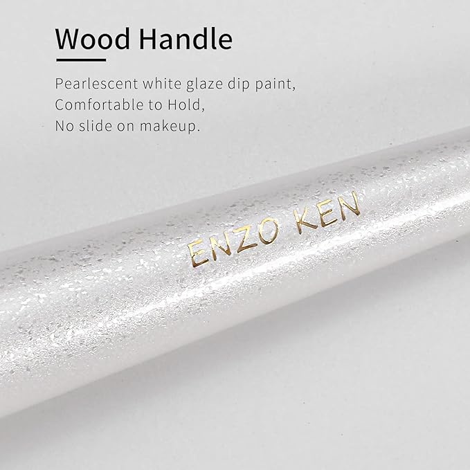 Angled Foundation Brush for Liquid Makeup, Cream Contour Brush for Cream Makeup, Liquid Foundation Brush, Liquid Foundation Makeup Brushes for Liquid Foundation. (White, 161L)
