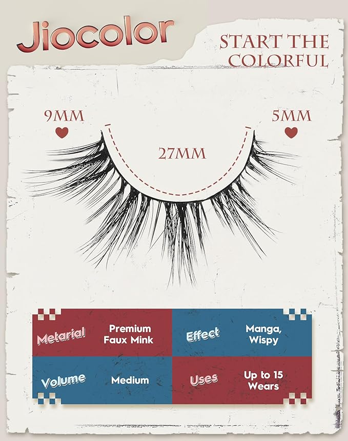 Natural Lashes That Look Like Extensions Strip Lashes Natural Look Thin Band Wispy Eyelashes 13mm Cat Eye False Eyelashes Foxy Eye Lashes 12 mm 7 Pairs S10