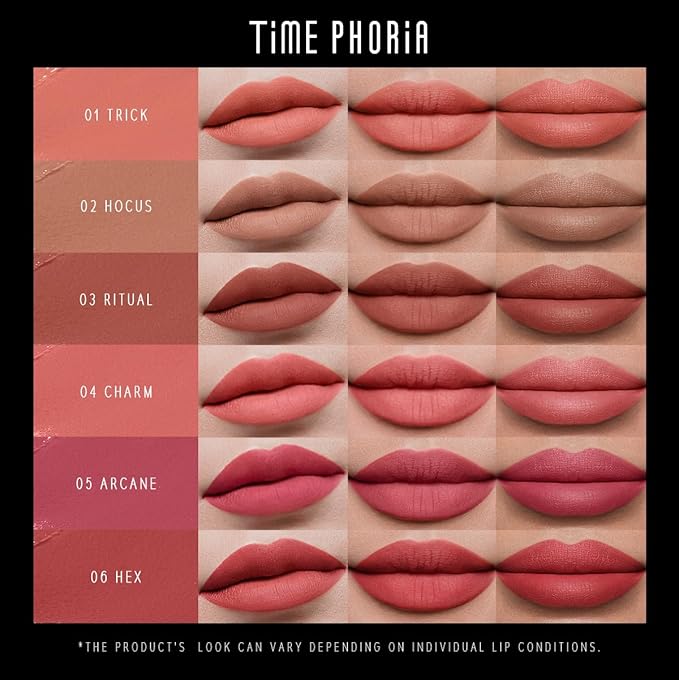 ETERNAL LIP MATTE-Long Lasting Lip Stain, Waterproof & Transferproof Lip Tint, Mask-friendly, Matte Finish Lipstick, Lightweight, High Coverage, Stocking Stuffers For Teen Girls (04 CHARM)