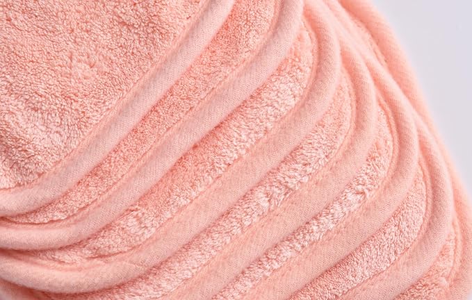 BloomSesame Makeup Remover Cloths for Face, Eye, Lips - Reusable Makeup Remover Pads Soft Microfiber Facial Cleansing Cloths 6 x 12 inch 6 Pack (Coral)
