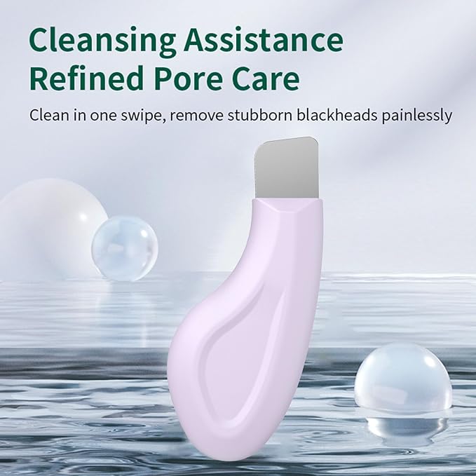 Vangines Silicone Nose Blackhead Remover/Face Spatula for Deep Cleaning Black Head Removal.Mild and Safe Skin Scrubber for Remove Facial and Nose Ehead (Purple)