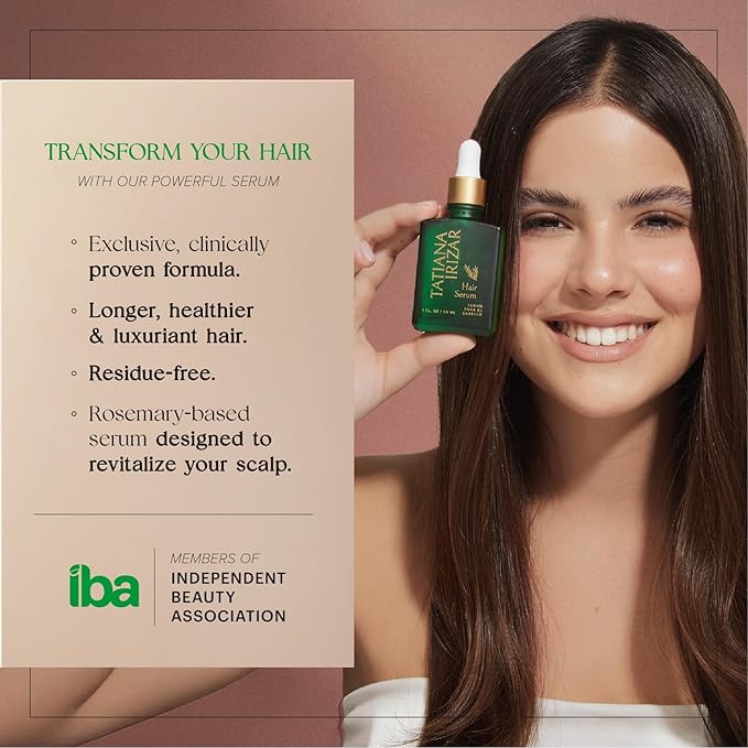 Hair Serum for Hair Growth Serum Women Made in USA - 3 Pack Scalp Serum for Hair Growth Non-Greasy Rosemary & Amla Hair Care Vegan 1 Oz Hair Loss Treatment for Women Regrowth Treatment