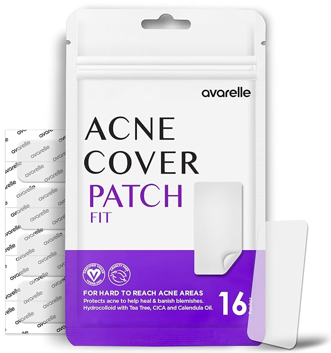 AVARELLE Ultimate Acne Care Trio Pimple Patches | Hydrocolloid Acne Patches for Blemishes and Zit for Face, Vegan, Cruelty Free