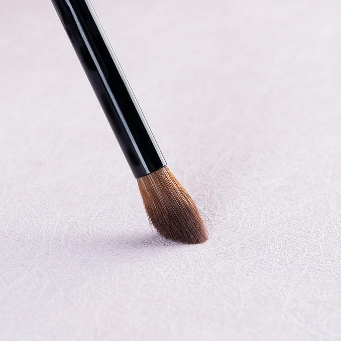 Natural Pony Hair Eye Shadow Brush, Large Blending Eyeshadow Brush, Eye Shadow Blending Brushes, Small Nose Contour Brush, Single Natural Hair Makeup Brush. (E804L)