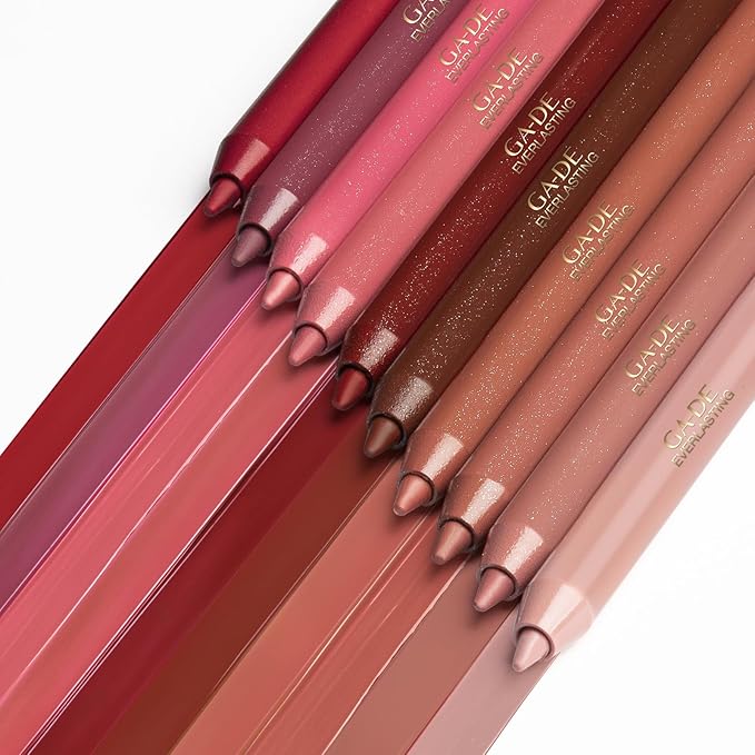 GA-DE Everlasting Lip Liner, 91 - Automatic Pencil with Retractable Tip - Smudge-Resistant - Enriched with Vitamin E and Antioxidants - 0.01 oz
