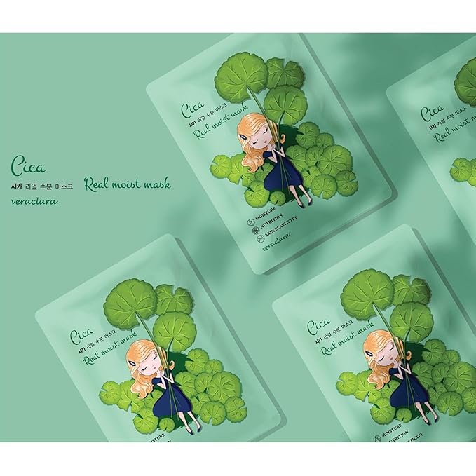 Veraclara] Facial Face Mask | Korean Skin Care Mask… (12COMBO)