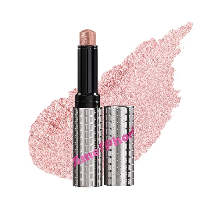 ILLUMINA JELLY EYESHADOW STICK - Long-Lasting Jelly Texture Blendable Eye Shine Stick | Crease-Proof, No Fallout, One-Swipe High-Impact Color | All-Day Wear (004 PEACH PEARL)