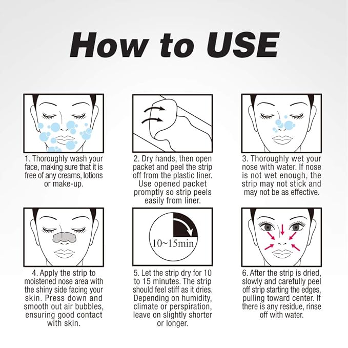 Original Epielle Deep Cleansing Nose Strips, Pore Strips for Clogged Pores, Blackhead Removal, Oily Skin, Easy and Effective, K- Beauty Skin Solutions, 14 Count Value Pack