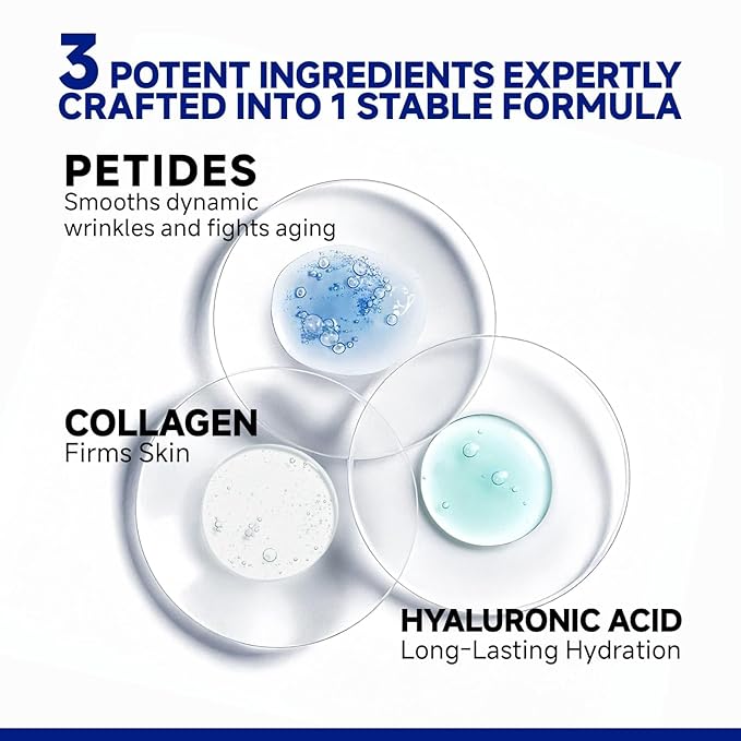 Peptide Under Eye Patches, Firming Eye Patches Instant Reduces Dark Circles and Puffiness, Collagen Under Eye Mask for Bags Treatment, Wrinkles, 24 Pairs