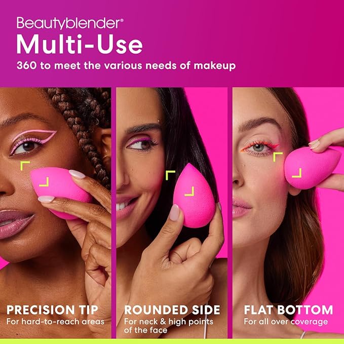 Beautyblender® | Back 2 Basics 3-Piece Blend & Cleanse Set, 2 Original Beauty Blenders + Blendercleanser® Liquid Lavender Makeup Sponge + Brush Cleaner, Made in USA, Vegan, Cruelty Free, 3 oz