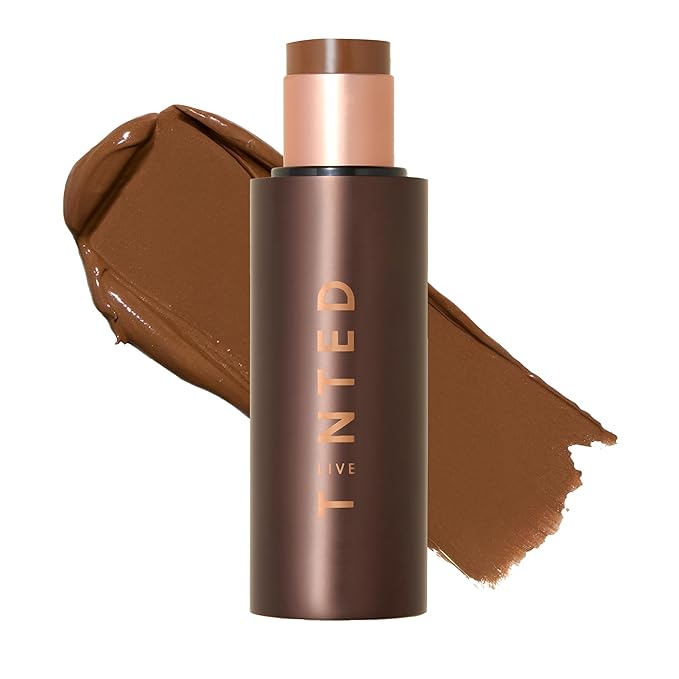 Live Tinted HUESTICK Complexion Stick - Medium-to-Full Buildable Coverage - Soft Matte Finish - Multitasking Makeup Stick - Lightweight, Creamy Formula - Shade 04