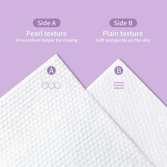 Hanging Disposable Face Towels 180 Count, Wall Mount for Easy Dispensing, Ultra Soft & Lint-Free 8x7 Inch Dry Wipes for Makeup Removal, Sensitive Skin & Daily Skincare