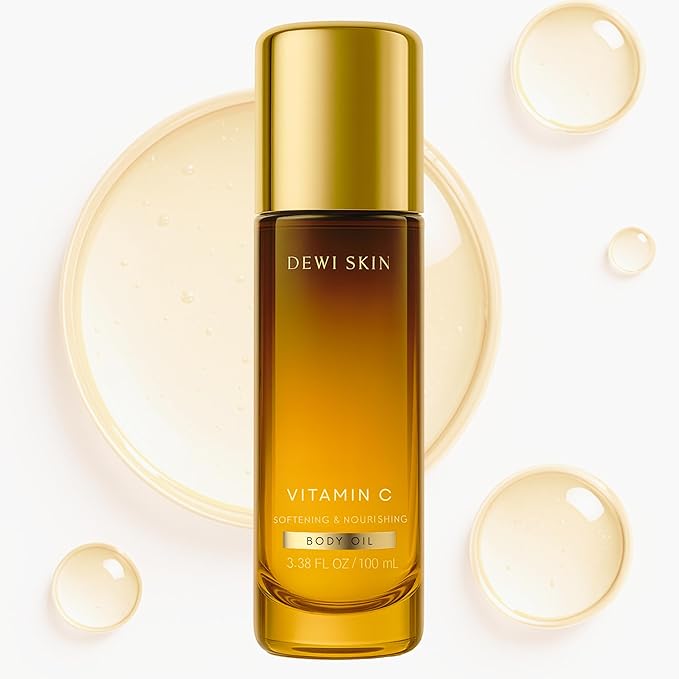 DEWI SKIN™ Nourishing Body Oil – Lightweight Blend of Botanical Oils – Daily Hydration for Soft, Smooth Skin – After Shower Moisturizer For Women and Men