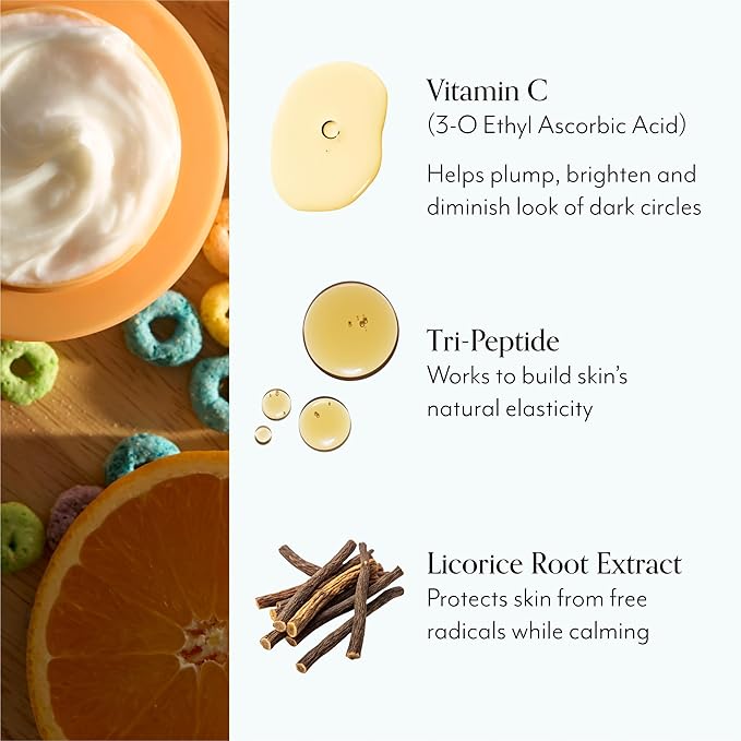 Bliss Vitamin C + Tri-Peptide Brightening Moisturizer | Squalane & Hydration Boosters | Anti-Aging Face Cream for Collagen and Elasticity | Clean Vegan & Cruelty Free 1.7 fl oz
