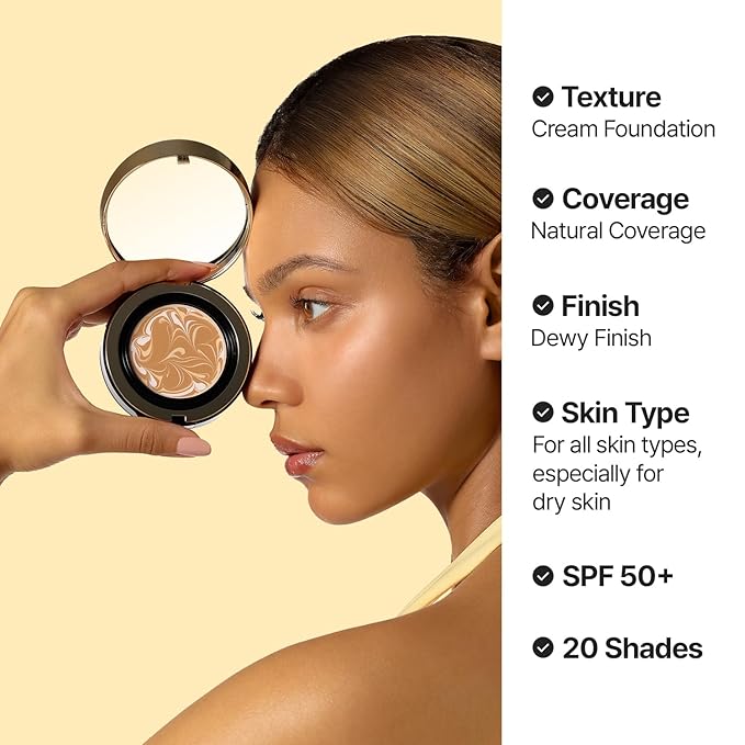 [NEW] AGE20'S Signature Essence Pact | 33W WARM HAZELNUT | Vegan Korean Cushion Foundation | Pack of 1 | Cream Foundation, Dewy & Glow Finish, Natural Coverage, SPF 50+
