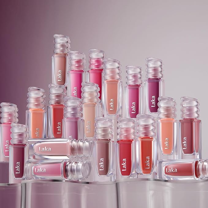 Laka Maxi Glayer Tint 3.8g/0.13oz, Glass Layer of Gloss, Ultra Glow & Vivid Layerable Pigments, High Shine Lip Oil, K-Beauty (#610 Dash)