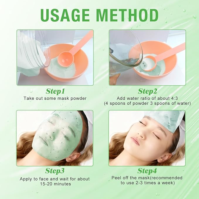 LUCKY CAT Jelly Mask for Facials Professional, Hydrating & Moisturizing Peel-Off Gel Jelly Face Mask Skin Care for Deep Hydration & Glow, Professional Spa Use for All Skin Types 23 Fl Oz (Aloe Vera)