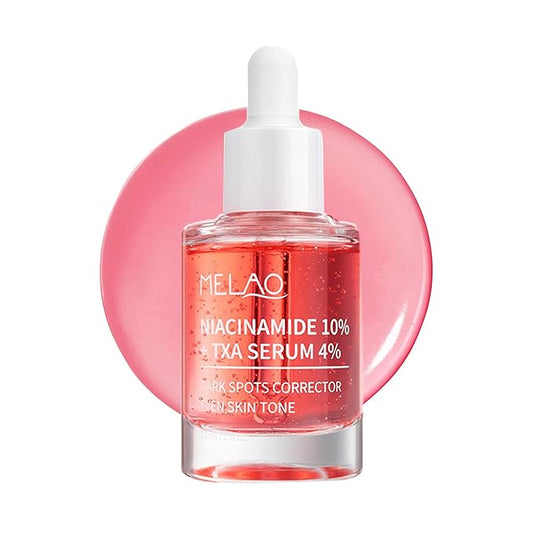 TXA 4% Serum+Niacinamide 10% with Arbutin, Ceramides, Tranexamic Acid Facial Serum, Korean Glass Skin, Refines Skin Texture,Uneven Tone Care 1.Fl.oz/30Ml