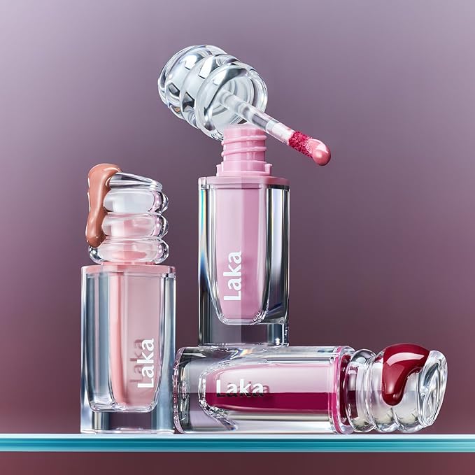 Laka Maxi Glayer Tint 3.8g/0.13oz, Glass Layer of Gloss, Ultra Glow & Vivid Layerable Pigments, High Shine Lip Oil, K-Beauty (#609 Classy)