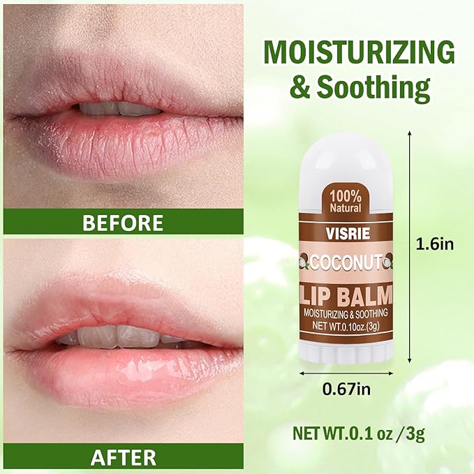 Mini Lip Balm 120 Pack, Natural Lip Balm Bulk with Vitamin E & Coconut Oil, Moisturizing Lip Balms for Dry Cracked lips - 10 Flavors