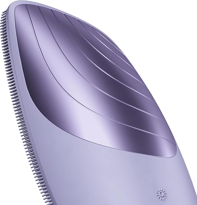 GESKE SmartAppGuided Sonic Thermo Facial Brush | 6 in 1 | Skin Cleansing | Cleansing Brush with Thermal Function | Electric Facial Massager