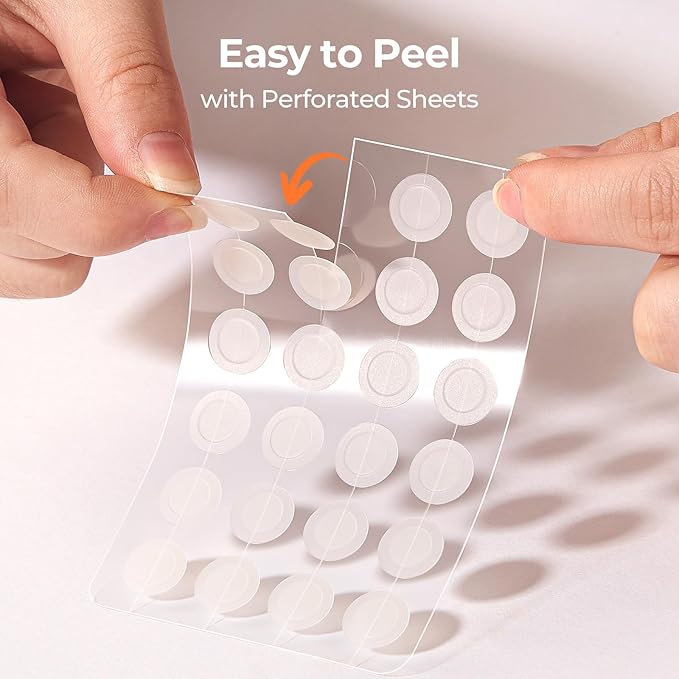 TKTK Pimple Patches for Face, 0.01cm Ultra-Thin Invisible Acne Patches, Hydrocolloid Patches for Breakouts, Absorbs Zits & Blemish, Suitable Under Makeup, 2 Sizes(10mm/12mm) 168 count