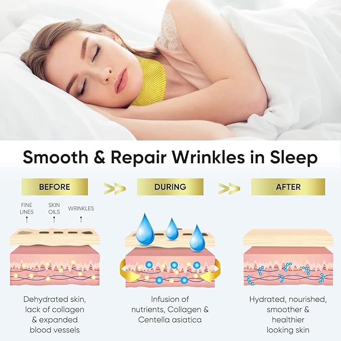 AKQBPN Neck Wrinkle Patches, 24K Gold Collagen Neck Fine Line Pads, Firming Tightening & Moisturizing Mask For Line Romoval