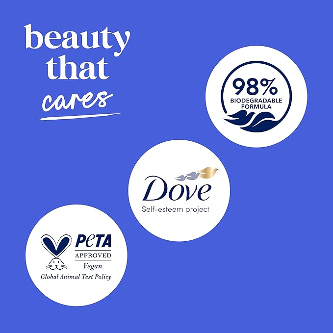 Dove Body Wash Deep Moisture for 24hr Lotion-Soft Skin Moisture Moisturizing Skin Cleanser with No Sulfates No Parabens 30.6 oz