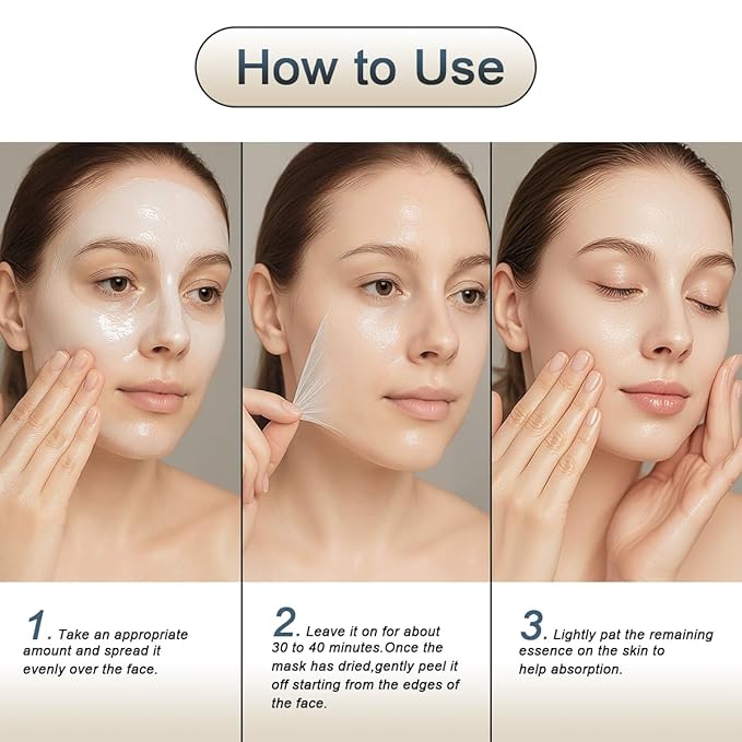 High-Essential Reju Control Melting Mask, Korean Skincare, 70g, PVA-Free, No Synthetic Resins, for Dry Dull Skin, with Probiotic Ferment