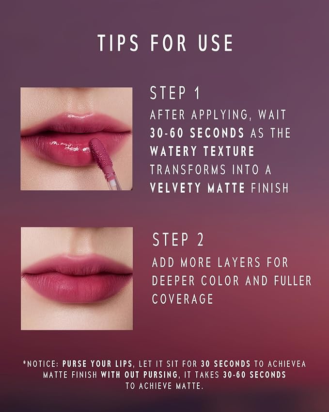 Altera Blurring Lip Tint 014 Diva, Burnt Orange Glossy to Soft Matte Finish, Blur Lip Lines, Weightless No-Sticky Airy Velvet Texture, Vibrant Hydrating Long-Lasting Lip Makeup