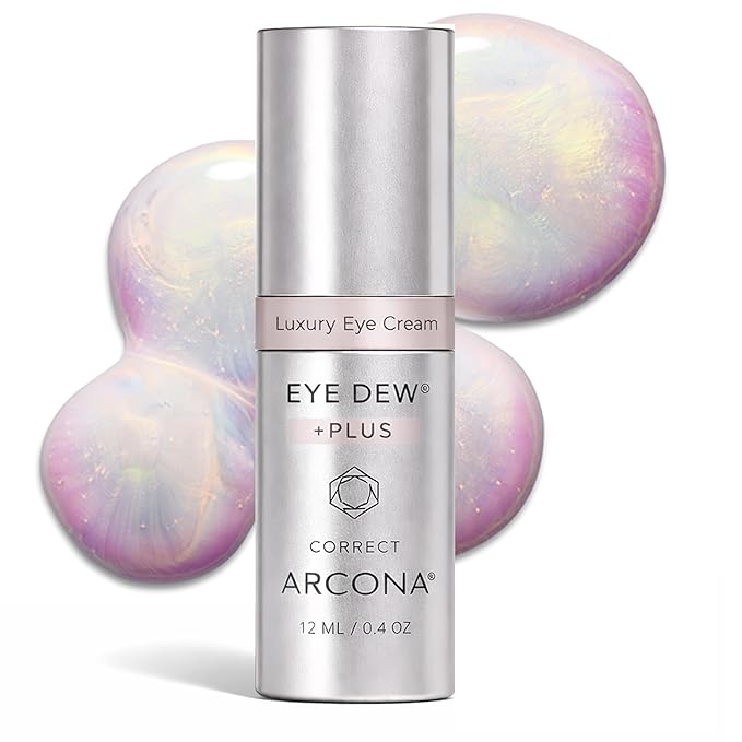 ARCONA Eye Dew Plus Under Eye Serum – Liquid Crystal Eye Treatment – Firms & Brightens Dark Circles + Puffiness – 0.4 oz