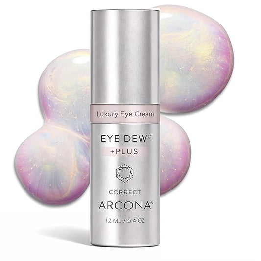 ARCONA Eye Dew Plus Under Eye Serum – Liquid Crystal Eye Treatment – Firms & Brightens Dark Circles + Puffiness – 0.4 oz