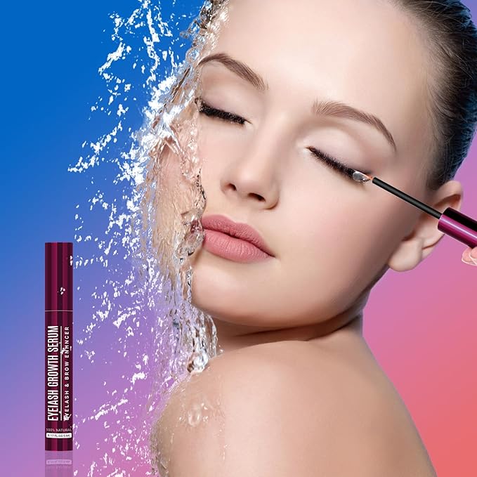 Eyelash Growth Serum, Lash Serum for Eyelash Growth & Enhancing, Advanced Formula for Natural Lashes or Lash Extensions & Brows (0.17 FL OZ, Count, 1)