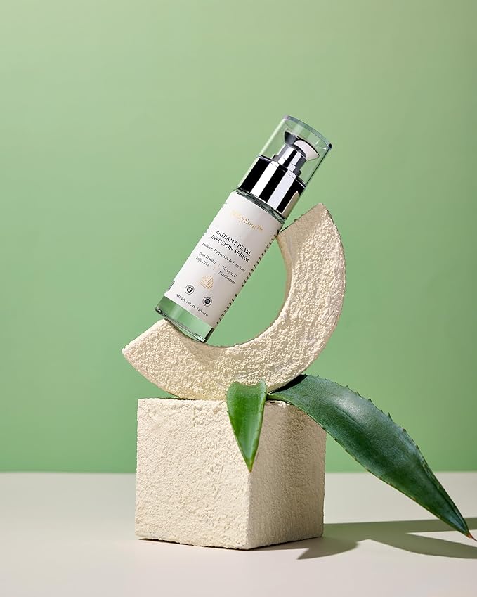 MikySom™ Radiant Pearl Infusion Face Serum with Vitamin C – Brightening & Hydrating (30ml)