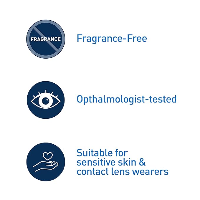 CeraVe Eye Makeup Remover with Hyaluronic Acid and Ceramides, Waterproof, Non-Comedogenic, Fragrance Free, Non-Greasy & Ophthalmologist Tested, 4 Ounces