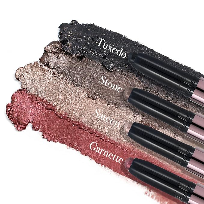 Girlactik Shadow Stick – Long-Wearing Cream Eyeshadow Stick, Blendable & Smudge-Resistant Eye Makeup – Vegan, Cruelty-Free, Easy One-Swipe Application (Sateen)