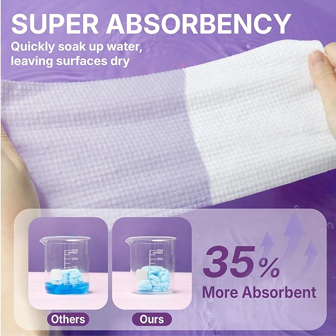 Large Compressed Towel Tablets 30PC, 10"x12" Disposable Face Towel for Travel, Camping, Hiking, Sports, Outdoor, Soft Travel Wash Cloth for Sensitive Skin
