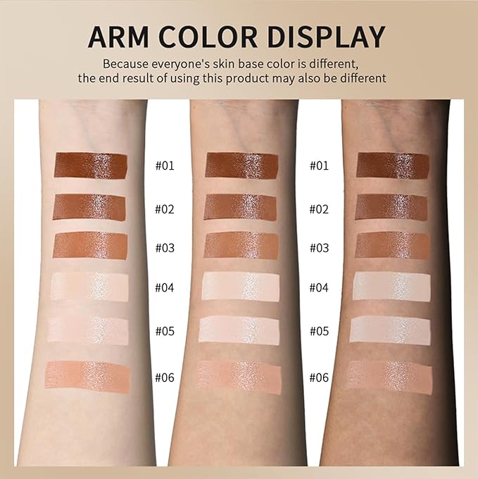 2 Pcs Foundation Stick Beauty Balm Serum Boosted Skin Tint Solid Tinted Moisturizing Serum Contour Stick Foundation for Women Natural Finish Makeup (#01, 0.63 OZ)