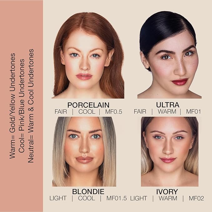 Bellapierre Mineral Foundation SPF 15 – Loose Powder Foundation, Full Coverage Mineral Makeup with Matte Finish – Vegan, Cruelty Free, Hypoallergenic, Oil & Talc Free – 0.32 oz - Café