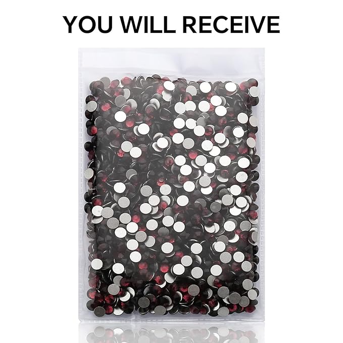 1440Pcs Amethyst Crystal Rhinestones,Glass Flatback Rhinestones Gemstones for Nail Face Makeup Art Crafts Clothes Decoration -(SS16,4.0mm,Amethyst)