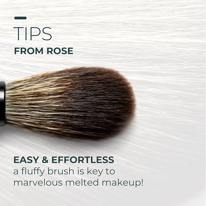 Rose and Ben Beauty E29 Blending Eye Brush | Tapered Dome for Contouring & Depth | Cruelty-Free Bristles