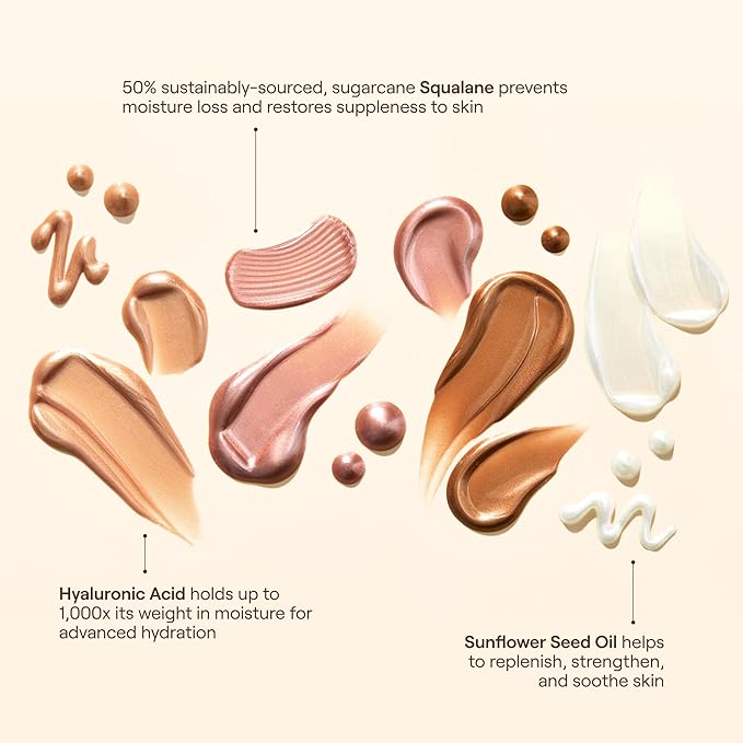 Live Tinted Hueglow Liquid Highlighter Drops - Lightweight Serum-Infused Highlighter, Non-Greasy Formula for Natural Radiance and Advanced Hydration Dusk, 0.46fl oz/ 13.5mL