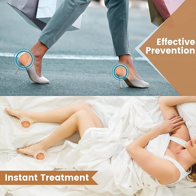 TEAWOO 30PCS Patented Cracked Heel Treatment Patches, New Upgraded Cracked Heel Repair Bandage (80mm x 80mm)