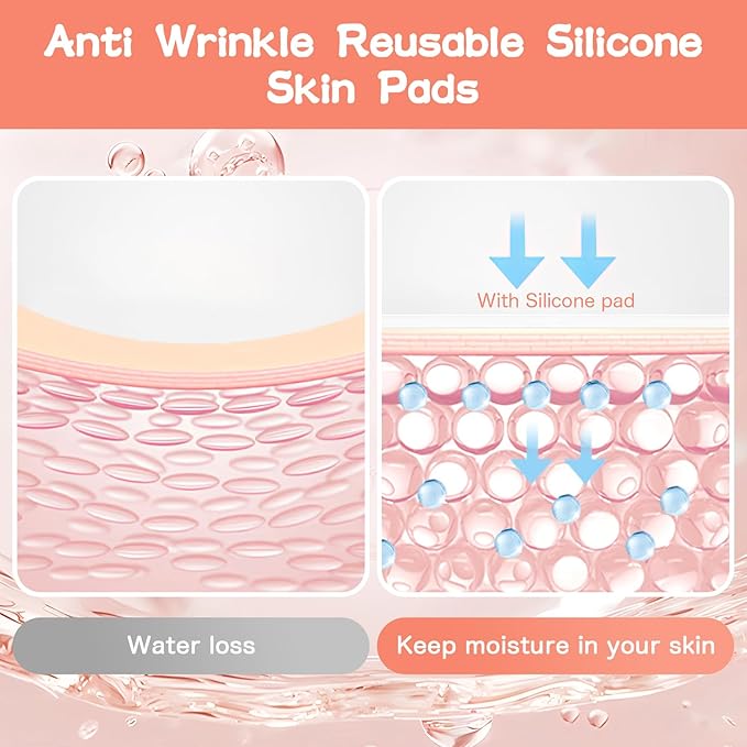 KODASNY Neck Wrinkle Patches, Anti Wrinkle Silicone Patches，Reusable Chest Firming and Tightening Facial Masks, Collagen Neck Fine Line Pads for Women Reduce Fine Wrinkles, Moisturizing & Firming-11