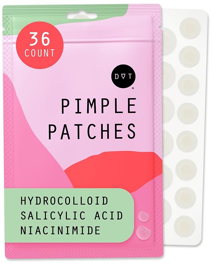 Pixie Cup Dot Hydrocolloid Blemish Patches for Face – Invisible Skin-Covering Stickers with Tea Tree Oil & Vitamin C – Ultra-Thin Cosmetic Patches for Visible Blemishes (36 Count)