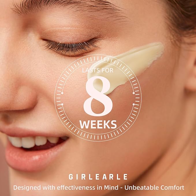 GIRLEARLE 2.5lb Wax Beads for Hair Removal, Brazilian Bikini Hard Wax for Sensitive Skin, Hard Wax beads Perfect for Full Body Eyebrow, Facial, Beard and Underarms at Home for Women and Men (Cream)
