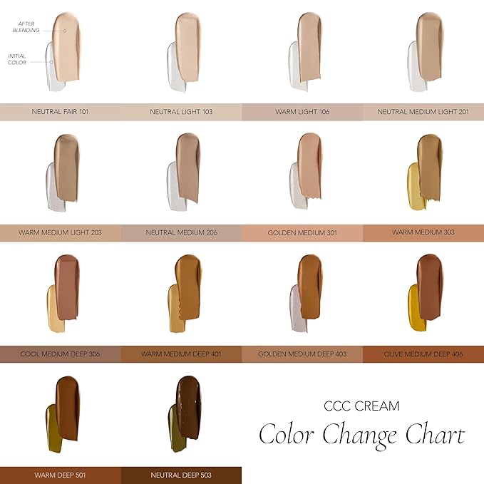 CLE Cosmetics CCC Cream (Golden Medium Deep 403 / SPF 50) - Color Correcting With Sunscreen - Lightweight, Hydrating Foundation - BB & CC Hybrid - Light to Medium Coverage - 1 fl oz