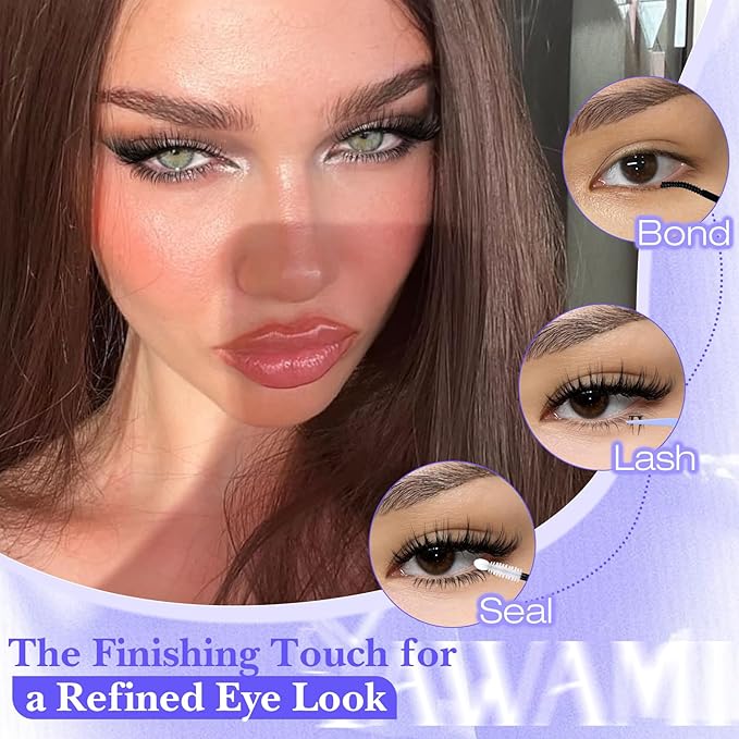 Pre-mapped Bottom Lash Clusters Natural Eyelash Extensions 4-7mm Wispy Eyelash Clusters Manga Bottom Cluster Lashes Left Right Lower Individual Lashes for Easy Application by Yawamica