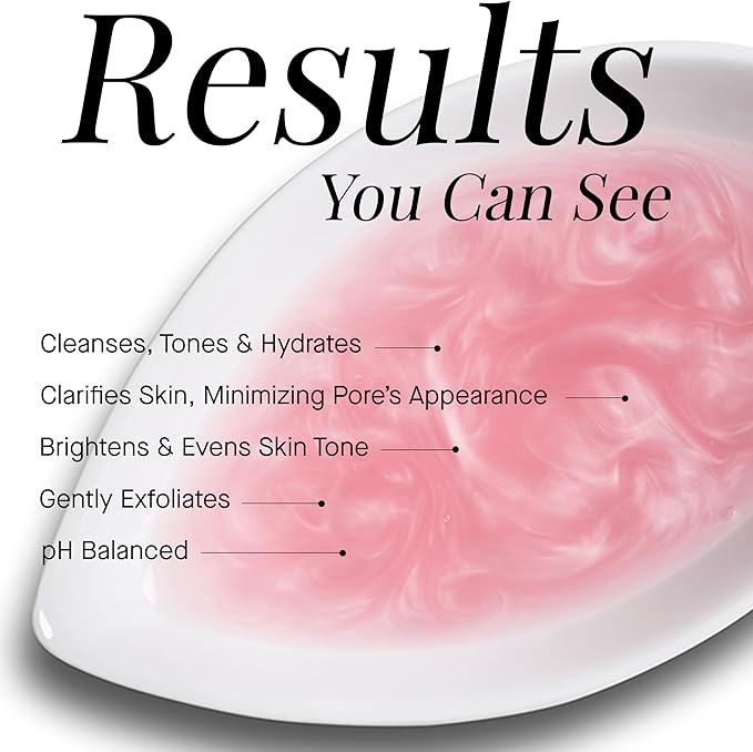ARCONA Cranberry Toner – Vegan Milky Toner for Face | Brightening & Hydrating Rice Toner for Face | Phyto-Nutrients & Essential Fatty Acids, 4 fl oz.